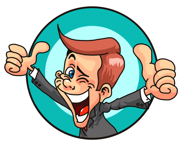 The Tax Man Logo (Character + Circle)